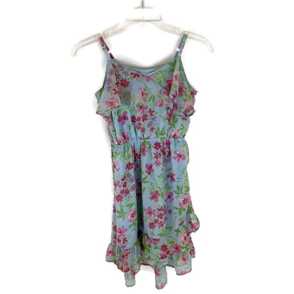 The Children's Place Dress Spring Floral Chiffon Size 10/12 NWT
